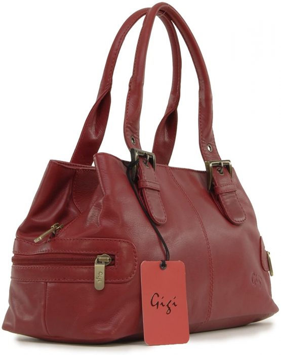 GIGI - Women's Leather Top Handle Handbag/Shoulder Bag - OTHELLO 6165 - Image 4