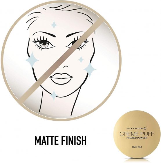 Max Factor Cream Puff Pressed Compact Powder, Glowing Formula for All Skin Types, 13 Nouveau Beige, 21 g - Image 3