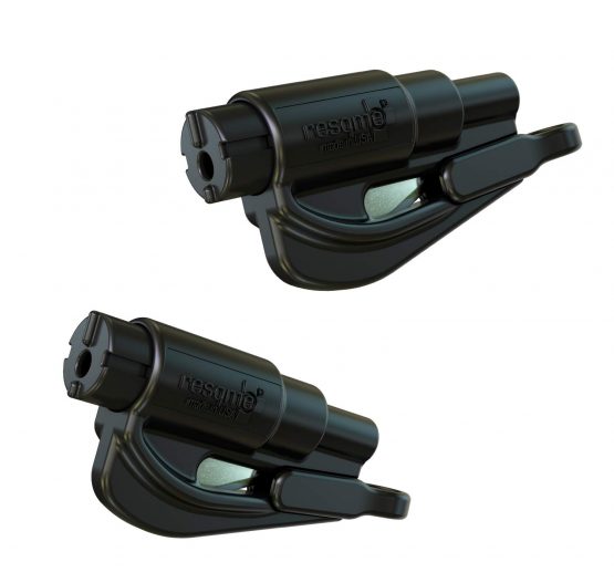 Resqme GBO-RQMTWIN-BLACK Car Escape Tool, Black, 2 Resqme