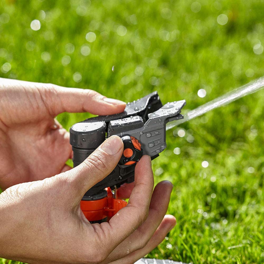 Gardena Premium Full or Part Circle Pulse Sprinkler (on a plastic sled): Premium sprinkler for watering large areas of up to 490 m² - Image 3