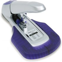 Rapesco AV-69 Heavy Duty Stapler with Work Tray 115 Sheet Capacity - Silver/Purple
