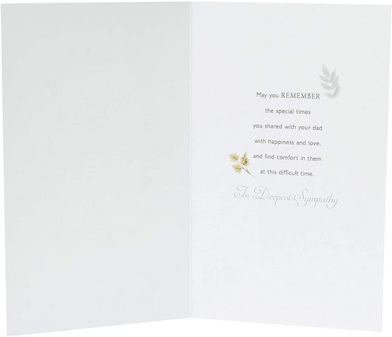 Dad Sympathy Card - Sorry for Your Loss Card - Condolence Card - Bereavement Card - Image 2