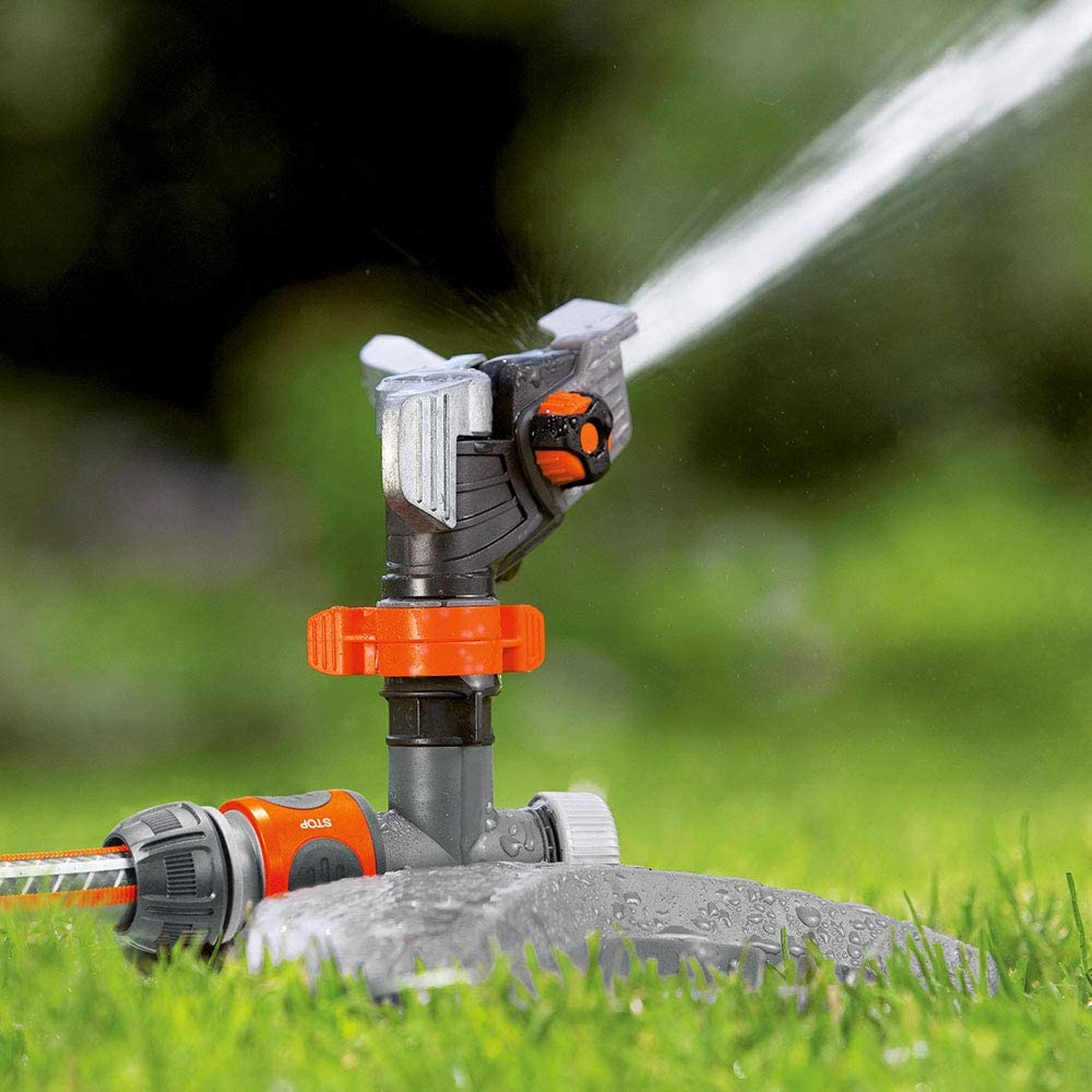 Gardena Premium Full or Part Circle Pulse Sprinkler (on a plastic sled): Premium sprinkler for watering large areas of up to 490 m² - Image 4