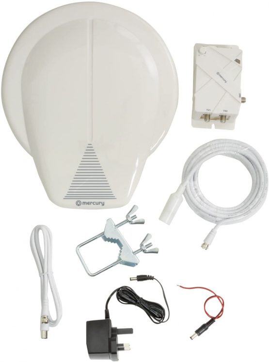 Mercury 120.910UK | Outdoor Amplified HDTV Aerial for Caravans & Boats - Image 2