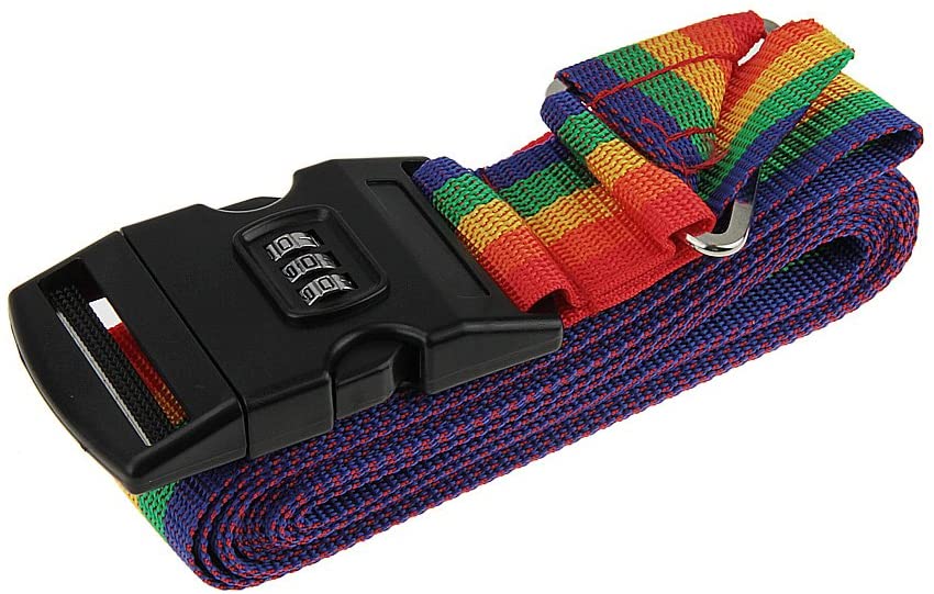 Best Travel Luggage Strap Combo Extra Long 4M/13.1ft Suitcase Cross Strap with 3-Dial Security Lock - Image 3