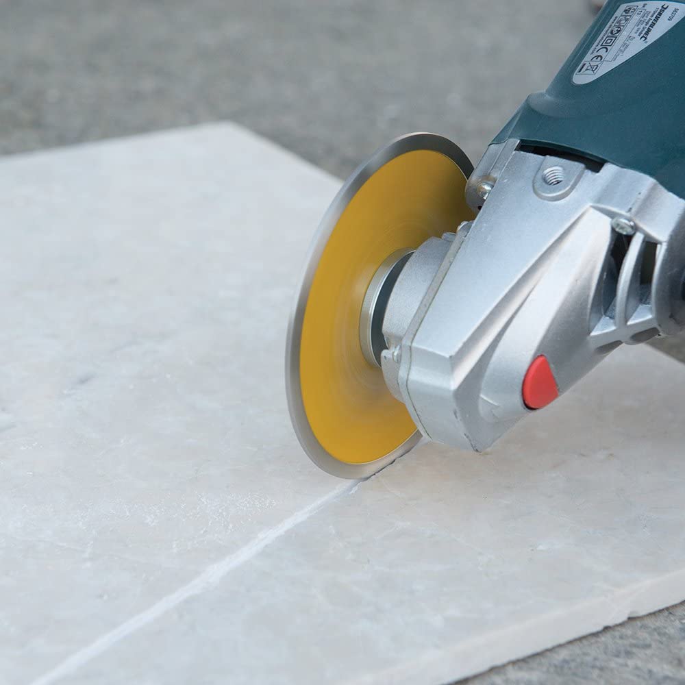Silverline 918528 Tile Cutting Diamond Blade 200 x 25.4 mm Continuous Rim, Multicolour - Image 2