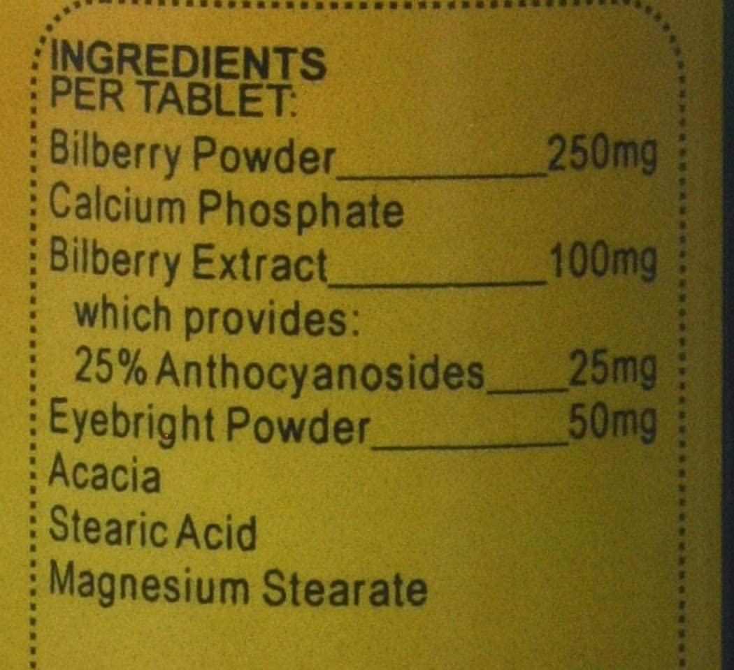 Veganicity Bilberry with Eyebright : Eye Health Plant Supplement : 30 Vtabs, in a Planet-Friendly 99% Recycled Pot - Image 4