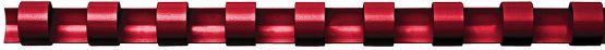 Fellowes 5348403 Plastic Binding Combs Round 25 mm (Pack of 50)-Red