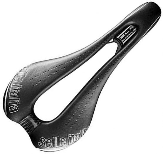 Selle Italia SLR Kit Carbonio Superflow CK7X9 Bike Saddle, Black - Image 3
