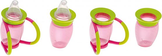 Brother Max 4-in-1 Trainer Cup (Pink/Green) - Image 3