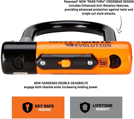 Kryptonite Evolution 11-14mm U-Lock with FlexFrame-U Bracket - Image 3