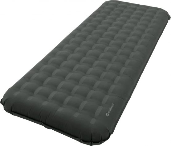 Outwell Flow Airbed Single Air Bed, Grey, standard size