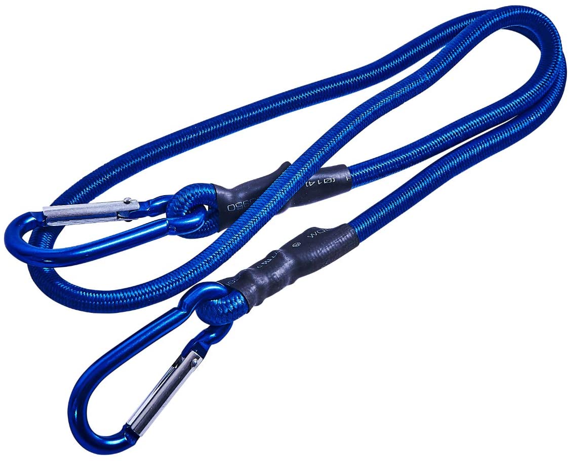Amtech S0617 900mm (36") Bungee cord with spring loaded clips, Blue - Image 2