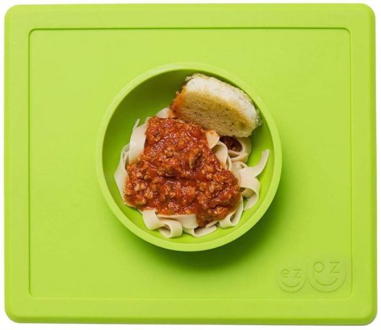 Ezpz ezpz Happy Bowl Suction Cup Plate Verde Green - Image 3