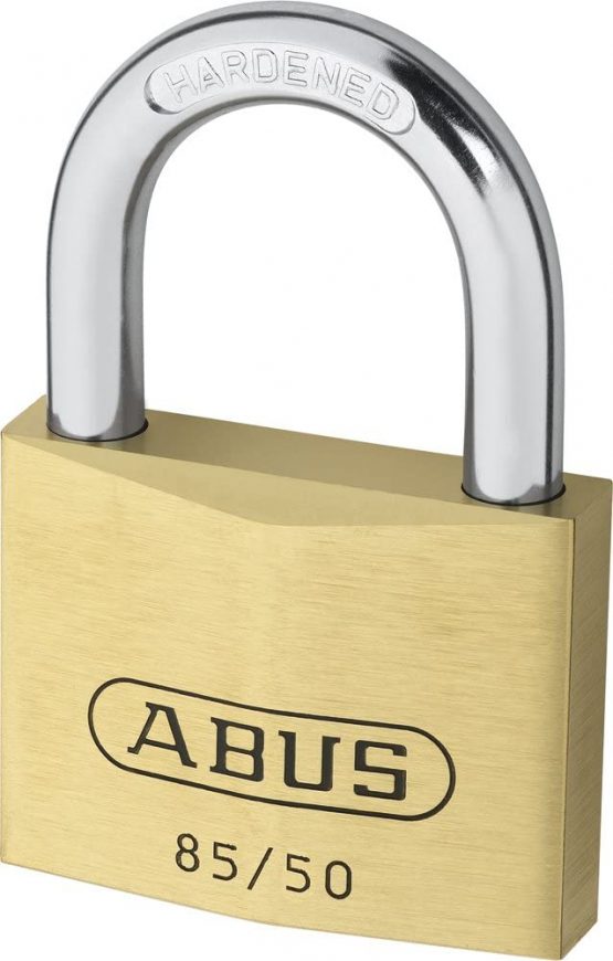 ABUS KG ABUS 02478 85/50 Service Brass Padlock with 2745 Alike Keyed, 50 mm