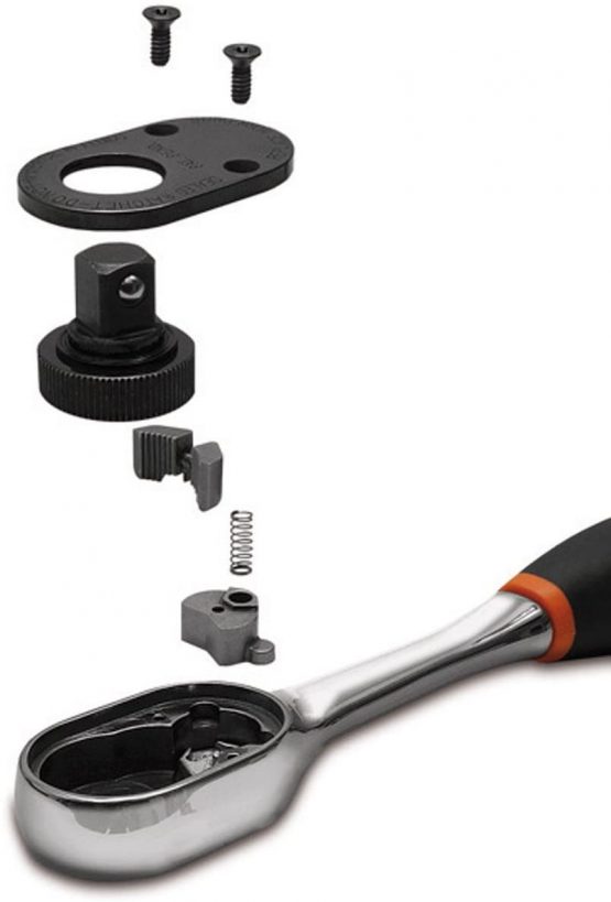 Bahco SB6950 BHSB6950 72 Teeth Shift Ratchet, Multi-Colour - Image 2
