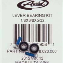 SRAM Lever Bearing Kit Guide RSC/X0 Trail (Includes 2x 1/8 x 3/8 x 5/32 Bearings and Hardware), 11.5018.023.000