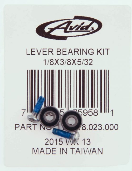 SRAM Lever Bearing Kit Guide RSC/X0 Trail (Includes 2x 1/8 x 3/8 x 5/32 Bearings and Hardware), 11.5018.023.000