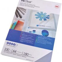 GBC HiClear Binding Covers, 150 micron, A4, Clear, Pack of 100, CE011580E