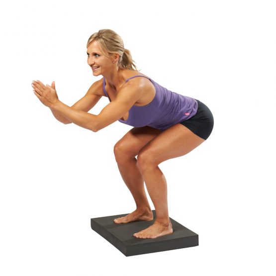 Balance pad - Trendy Sport Bamusta Cuatro for balance training and improvement of proprioception, anthracite - Image 3