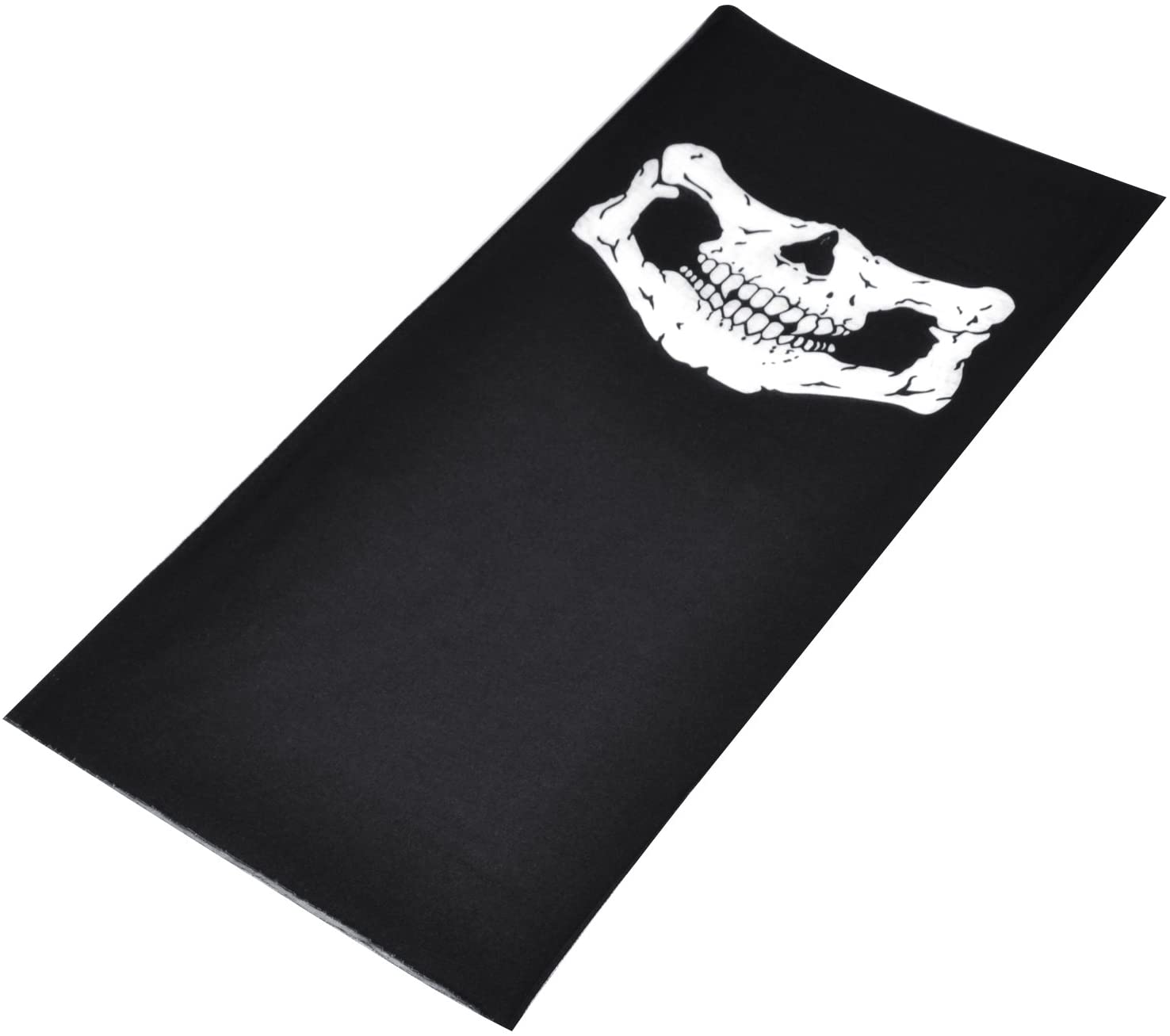 TRIXES Skull Multiway Half Face Mask Bandana, Unisex Face Protection Cover, Neck Warmer Snood, Motorcycling, Skiing - Image 3