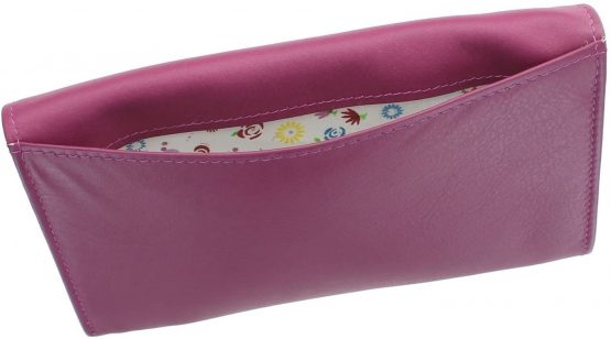 Mala Leather Best Friends Collection Leather Cats On Wall Purse 3417_65 Pink - Image 4