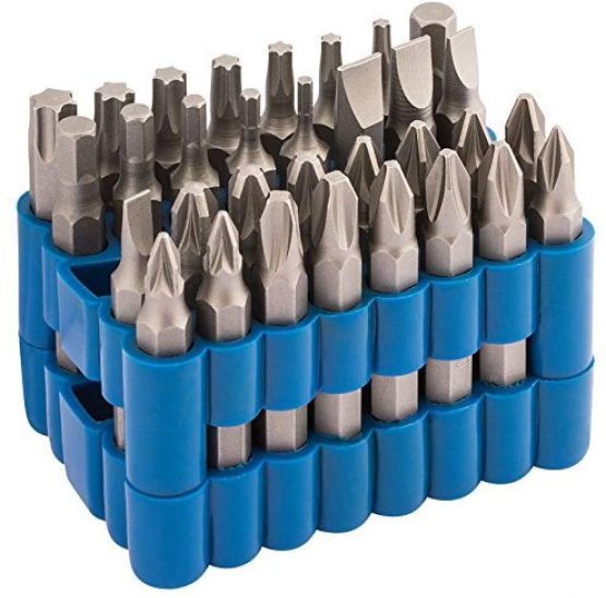 Draper 82387 Screwdriver Bit Set - Silver (32-Piece)