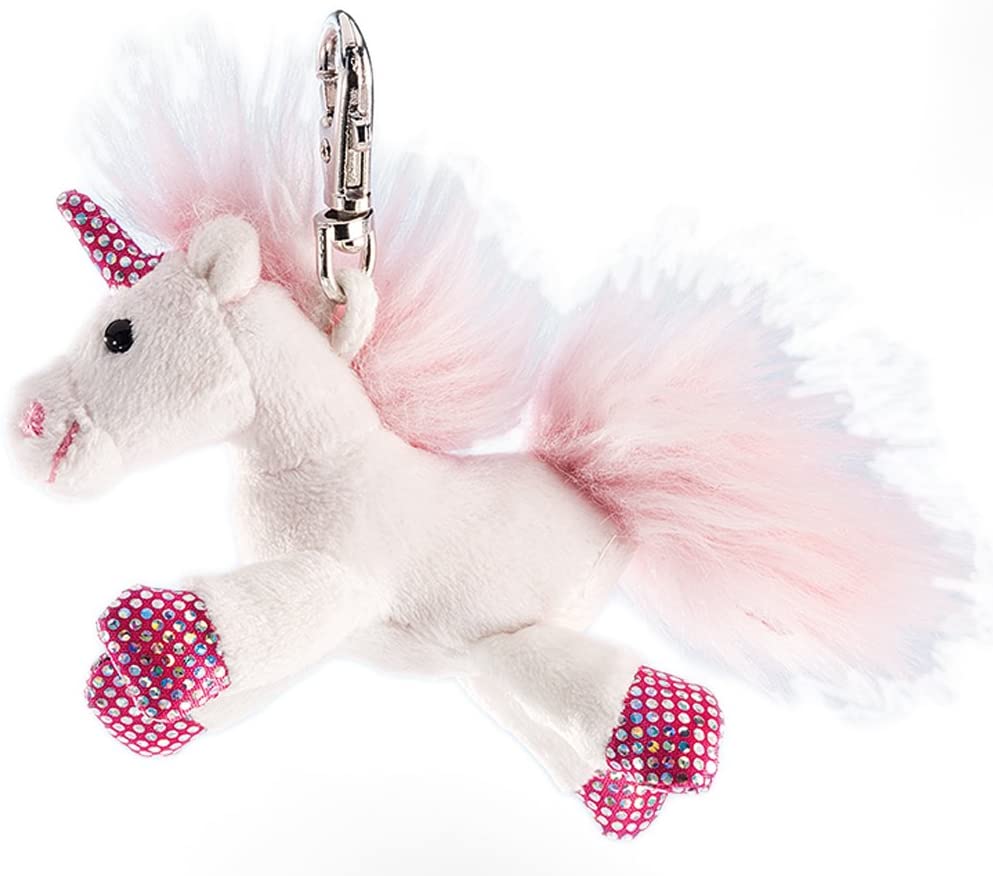 Rudolf Schaffer Keyring, Shiny the Pink Unicorn, Multicoloured, 11x7x3 cm (Pack of 1)