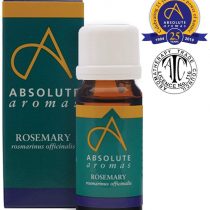 Absolute Aromas Rosemary Essential Oil 10ml - 100% Pure, Natural, Undiluted, Cruelty Free and Vegan – for use in Aromatherapy, Diffusers, Hair Care and Skincare