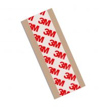 TapeCase 9088 2" x 7.25"-25 Clear Acrylic High Performance Double Coated Tape Converted from 3M 9088, 0.0083" Thick, 7.25" Length, 2" Width (Pack of 25)