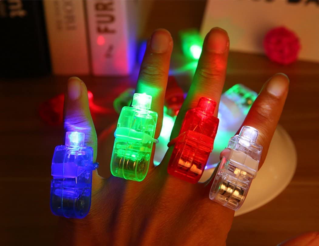 35 PCS Super Bright Finger Flashlights LED Finger Lamps Rave