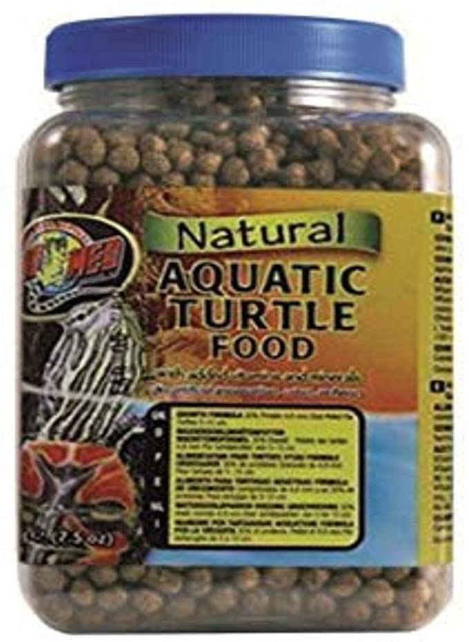 Zoo Med Aquatic turtle food, growth formula, 212 gm, Black, 212 g (Pack of 1)