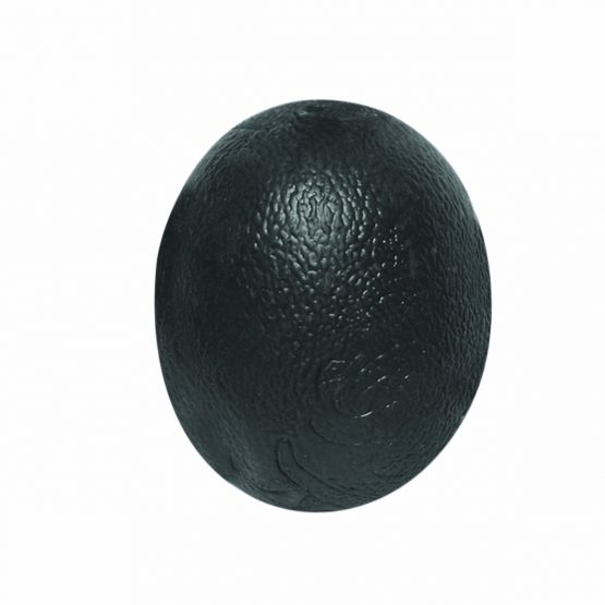 Hand exerciser - finger strengthener Cando® exercise ball / stress relief ball - oval, black (very strong)