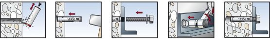 fischer 90248 TA M12 Heavy Duty Anchor Galvanised with Approval Pack of 25 - Image 2