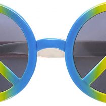 Multicolor Love & Peace Glasses Dress-Up Novelty Glasses Specs & Shades for Fancy Dress Costumes Accessory