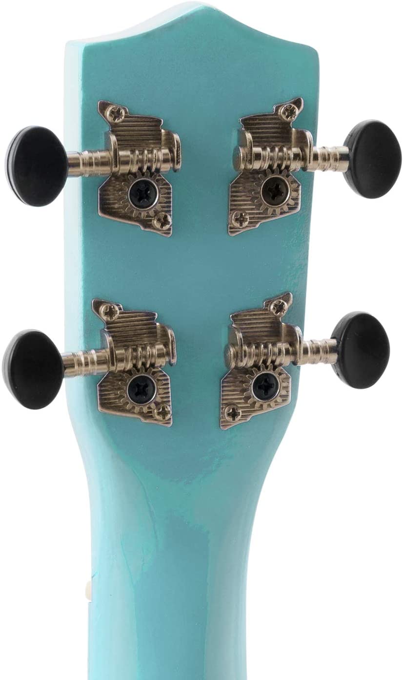 Mad About SU8 Soprano Ukulele in Light Blue with FREE Gig Bag, Pick, and Spare Strings - Great for Schools and Beginners - Image 4