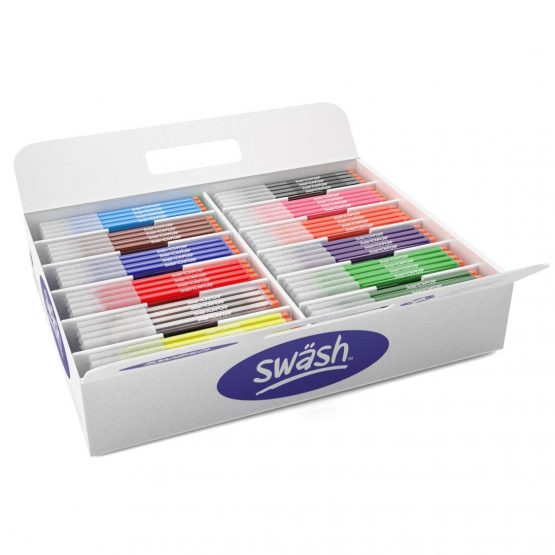 Swash TC300BD Komfigrip Colouring Pens, Class tray, Broad Tip (Pack of 300) - Image 4