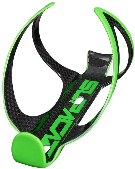 Supacaz Unisex Adult Fly Cagez Neon Green Fly Cagez Carbon - Neon Green. - Image 2