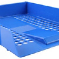 Q Connect Plastic Letter Tray - Blue