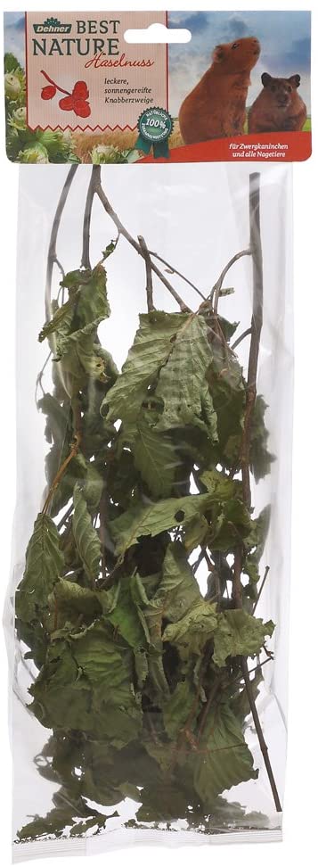 Dehner Best Nature Rodent Snack Hazelnut Branches - 10 x 25g (250 g), 250 g (Pack of 1) - Image 2
