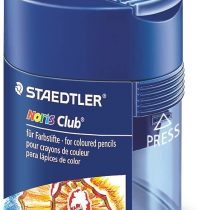 STAEDTLER Noris Club 512 128 Double Sharpener Triangular Pack of 10 in Cardboard Box