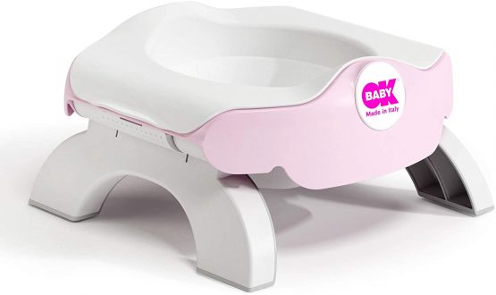 OK Baby N39055435X Roady – Potty, Travel Potty, Toilet Seat, Pink