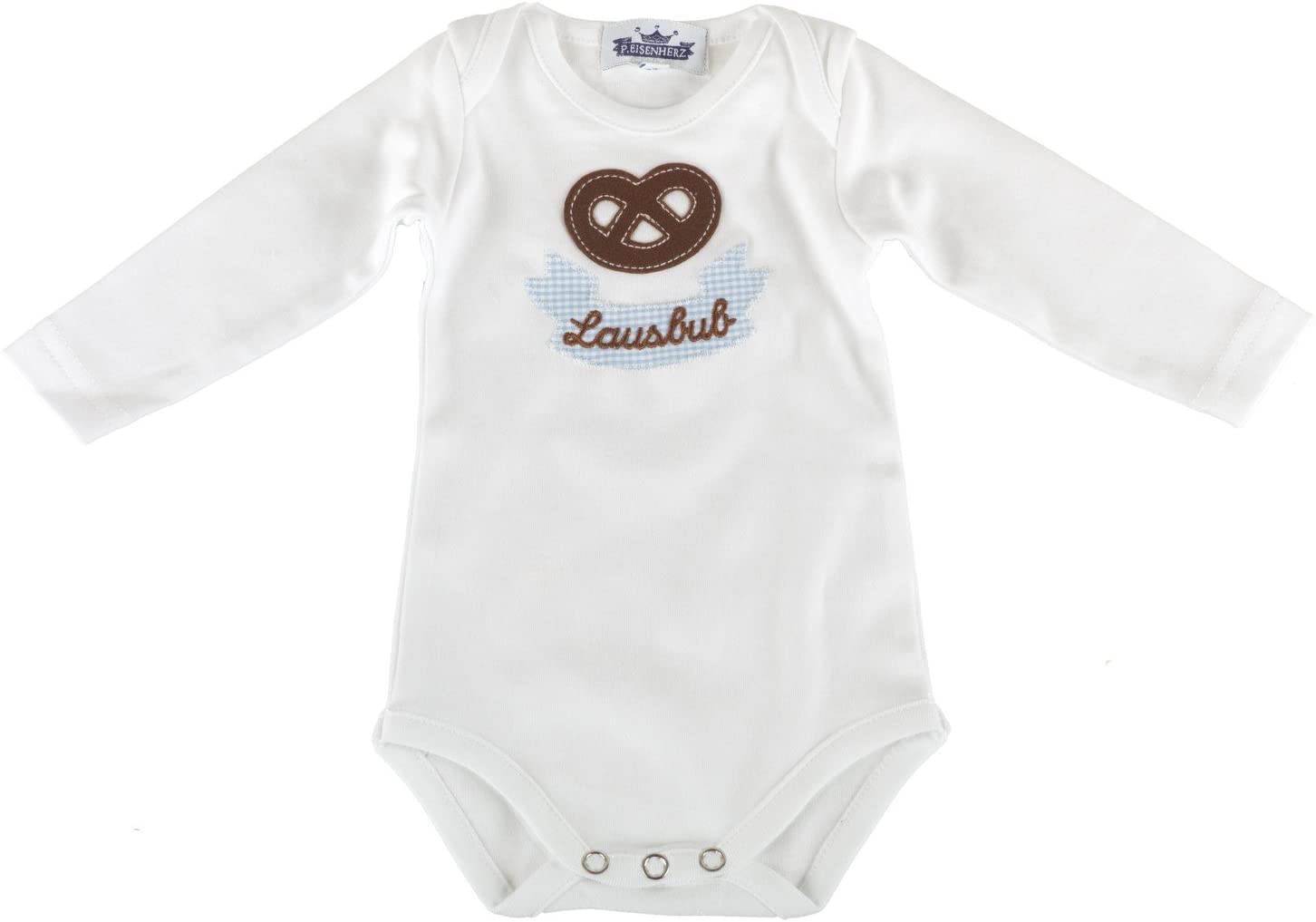 P. Eisenherz - P. Valiant Body Lausbub White Gr. (0) (1) 1 (/1) (/0) (1) 5 (/1), light blue, 9-12 Months