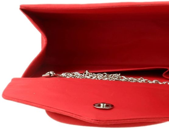 Girly HandBags Top Handle Faux Suede Clutch Bag Grab Holder Womens Handbag - Image 4