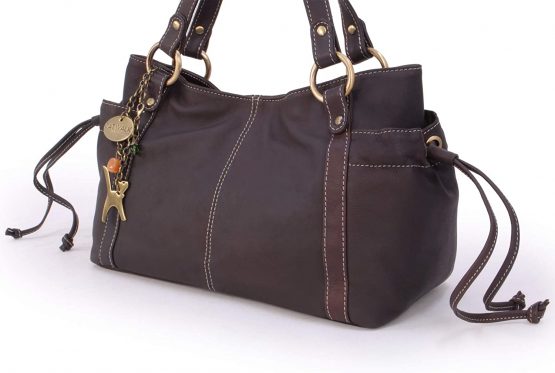 CATWALK COLLECTION HANDBAGS - Women's Soft Leather Top Handle/Slouchy Shoulder Bag - MIA - Image 2