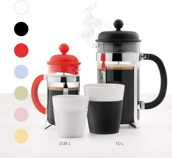 BODUM 1913-01 Caffettiera 3 Cup French Press Coffee Maker, Black, 0.35 l, 12 oz - Image 2