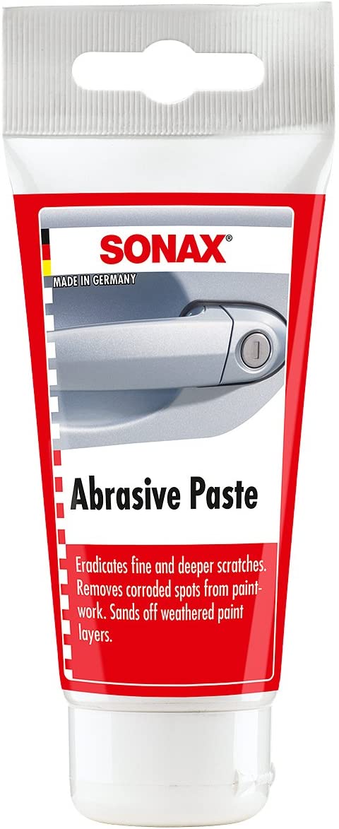 SONAX ABRASIVE PASTE (75 ml) - Eradicates fine and deeper scratches. Removes corroded spots from paintwork - Image 2