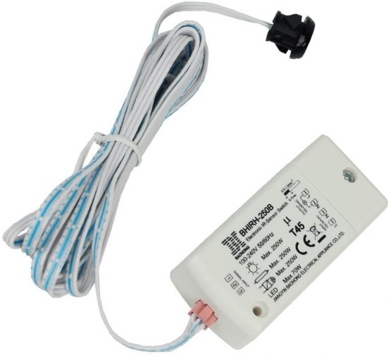 Inside Cabinet Switch -HoneyFly Infrared Sensor Switch Used Inside Cabinet (Open Door, Light on/Close Door, Light Off), Light Switch 250W (Max.70W for LEDs),100-240v 6.56ft Cable,5-10CM Detection Range CE - Image 3