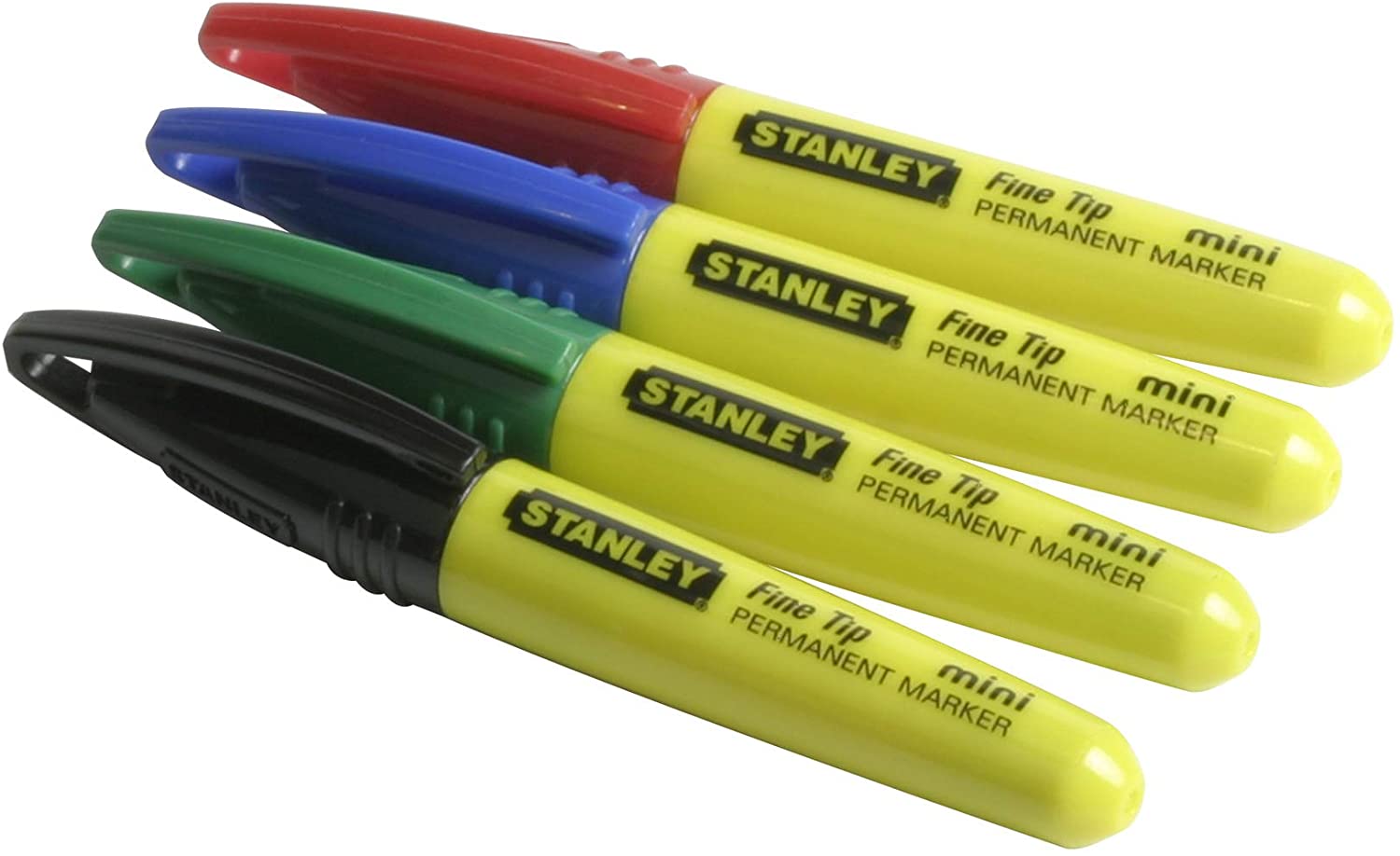 Stanley Mini Fine Tip Pen STA147329, Black, Blue, Green, Red - Image 2