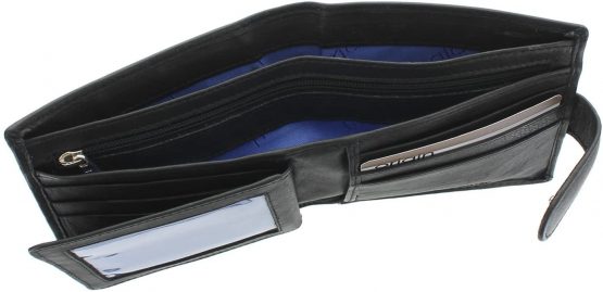 Mala Leather Origin Collection Leather Bi-Fold Wallet with RFID Protection 186_5 Black - Image 4